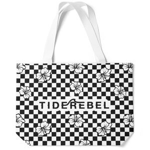 Tide Rebel Checkered Floral Tote Bag